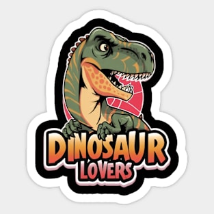 Dinosaur lovers Sticker